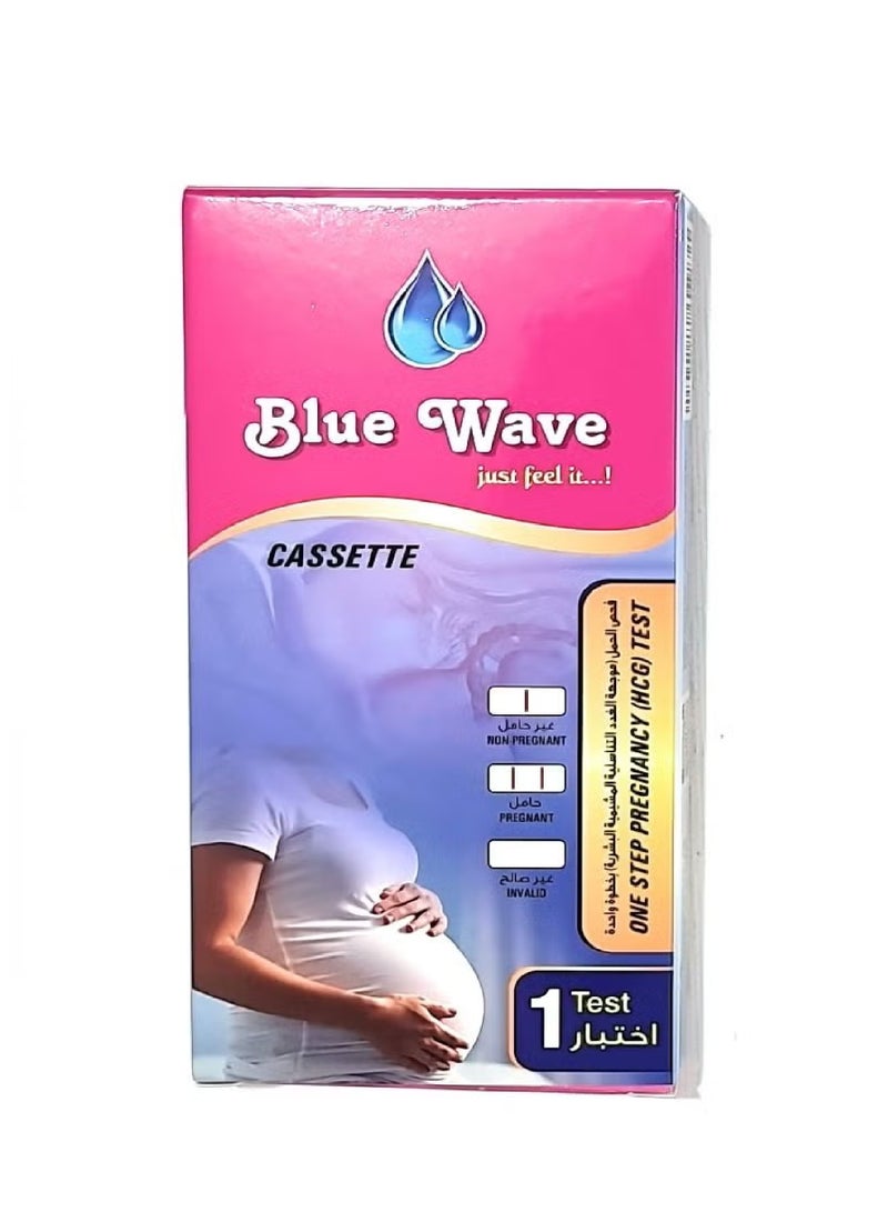 BLUE WAVE CASSETTE PREGNANCY TEST